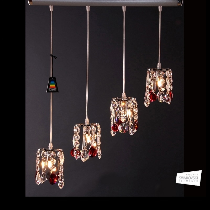 Lineal aros cristal/rojo - Imagen 2