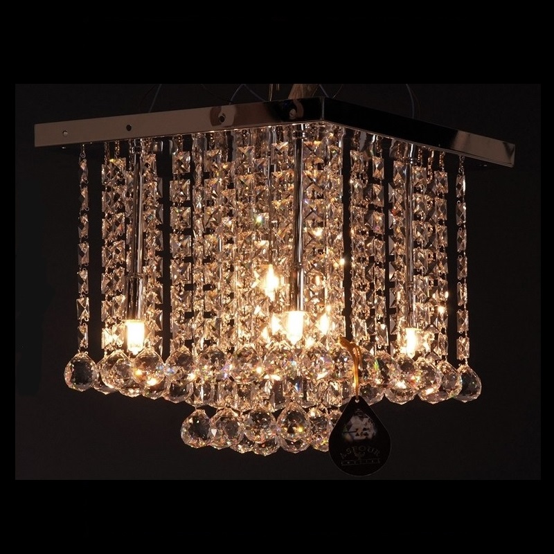 Plafón cuadrado cuadradillos cristal