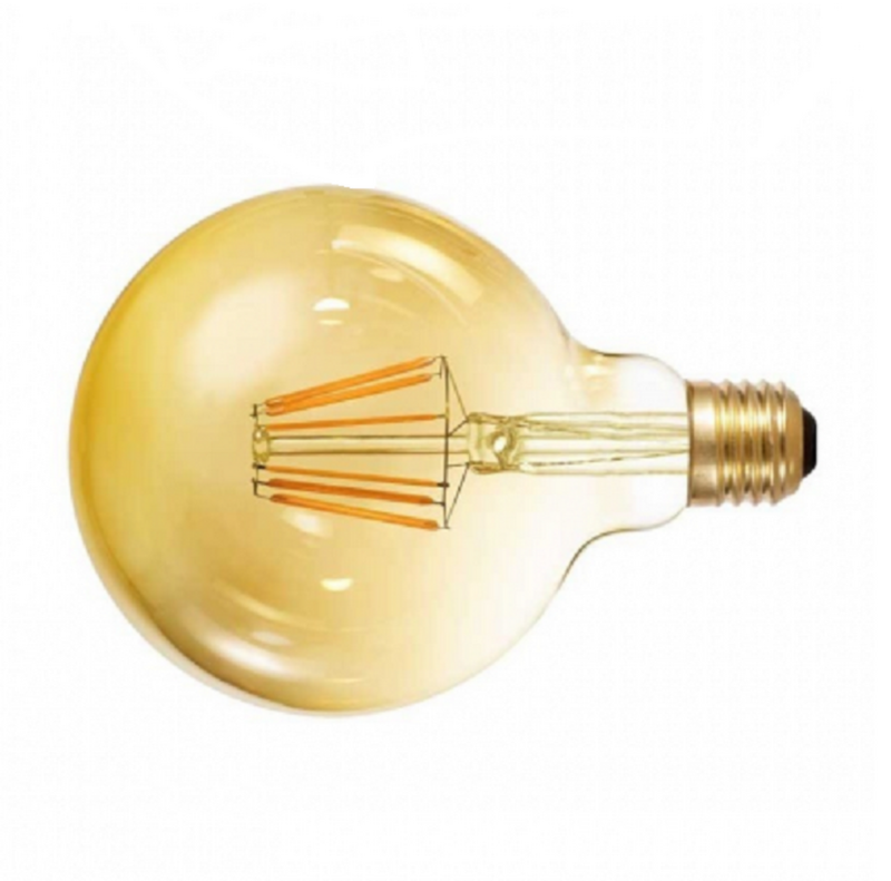 Bombilla Globo LED Vintage Deco Ambar - Imagen 2
