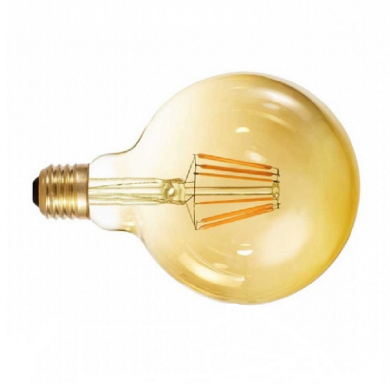 Bombilla Globo LED Vintage Deco Ambar - Imagen 3