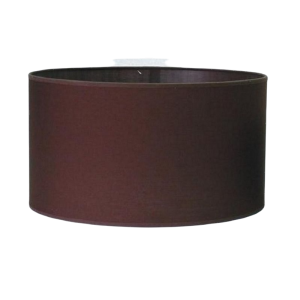 Pantalla cilindro marrón