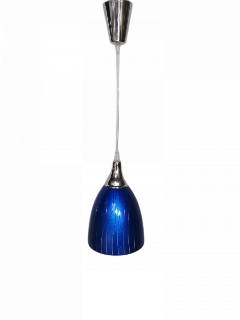 Colgante Copa Azul Rayado