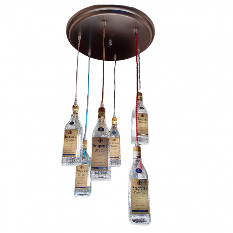 Plafón 6 luces Seagrams