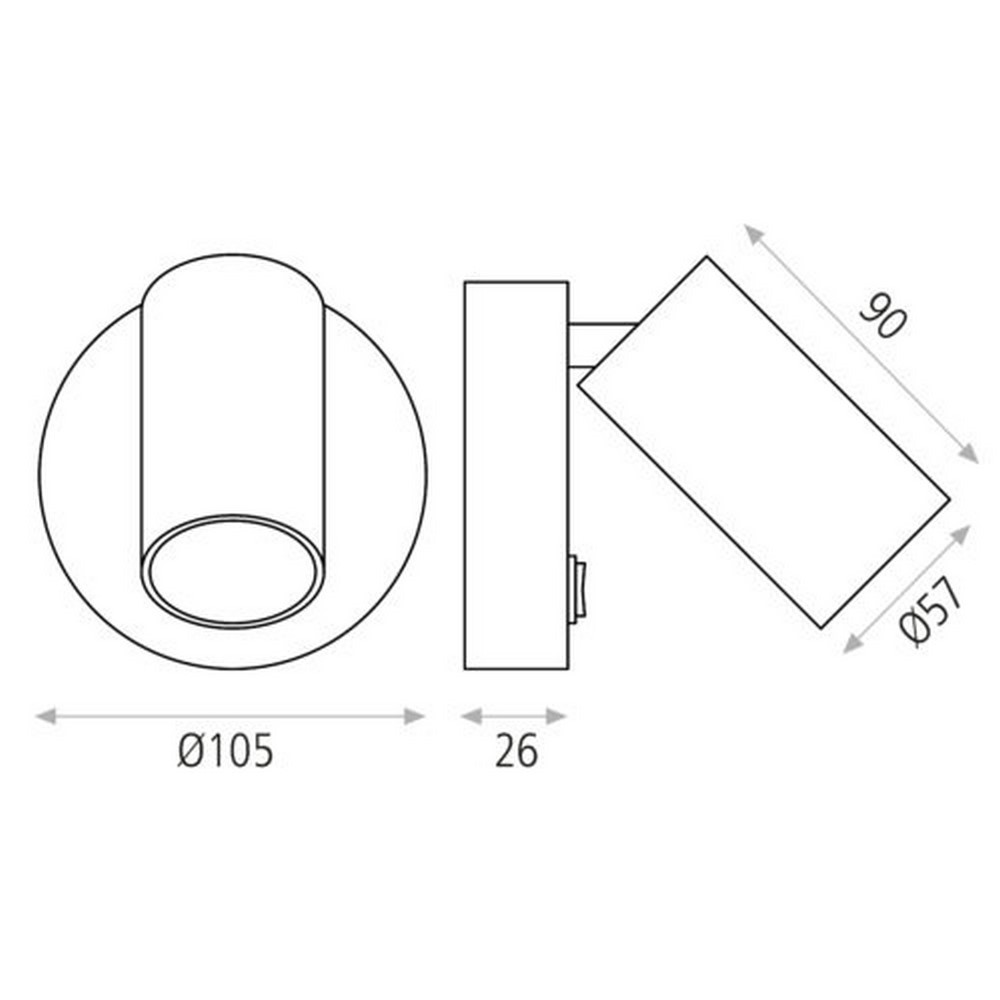 Foco Gina Led Superficie - Imagen 3