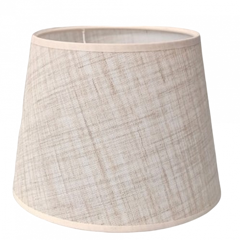 Pantalla Cónica Lino Crudo