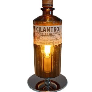 Lámpara Botella Orujo Cilantro