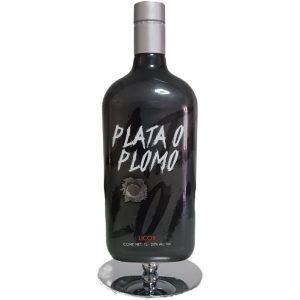 Botella Lámpara Plata o Plomo